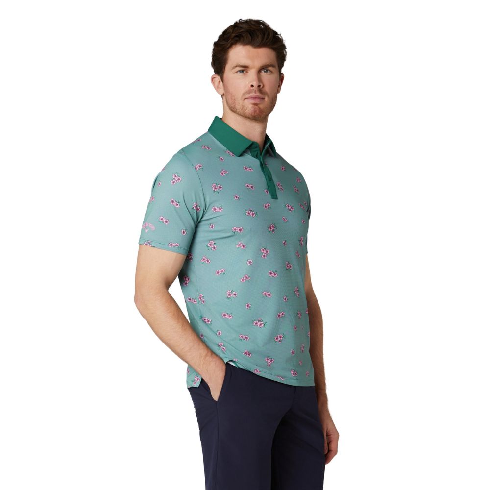 Callaway Azalea Gingham Print Golf Polo 2026 - CGKSG084-326