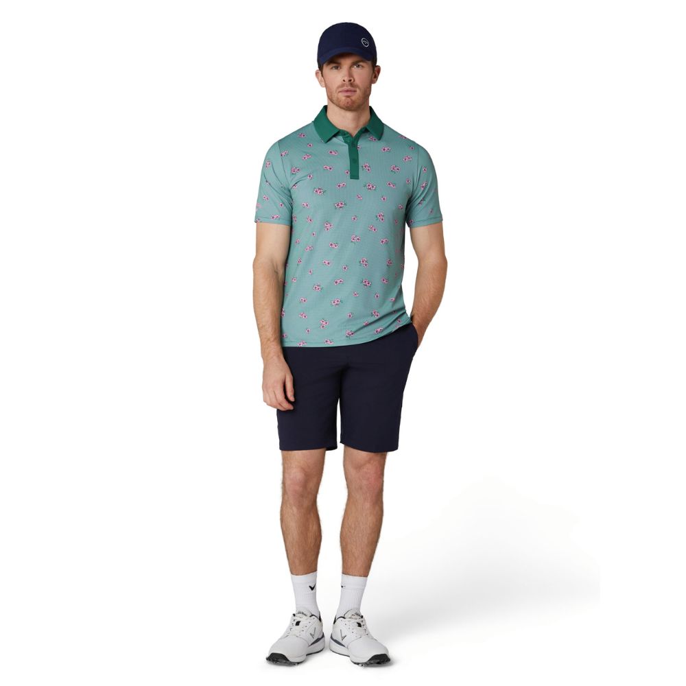 Callaway Azalea Gingham Print Golf Polo 2026 - CGKSG084-326