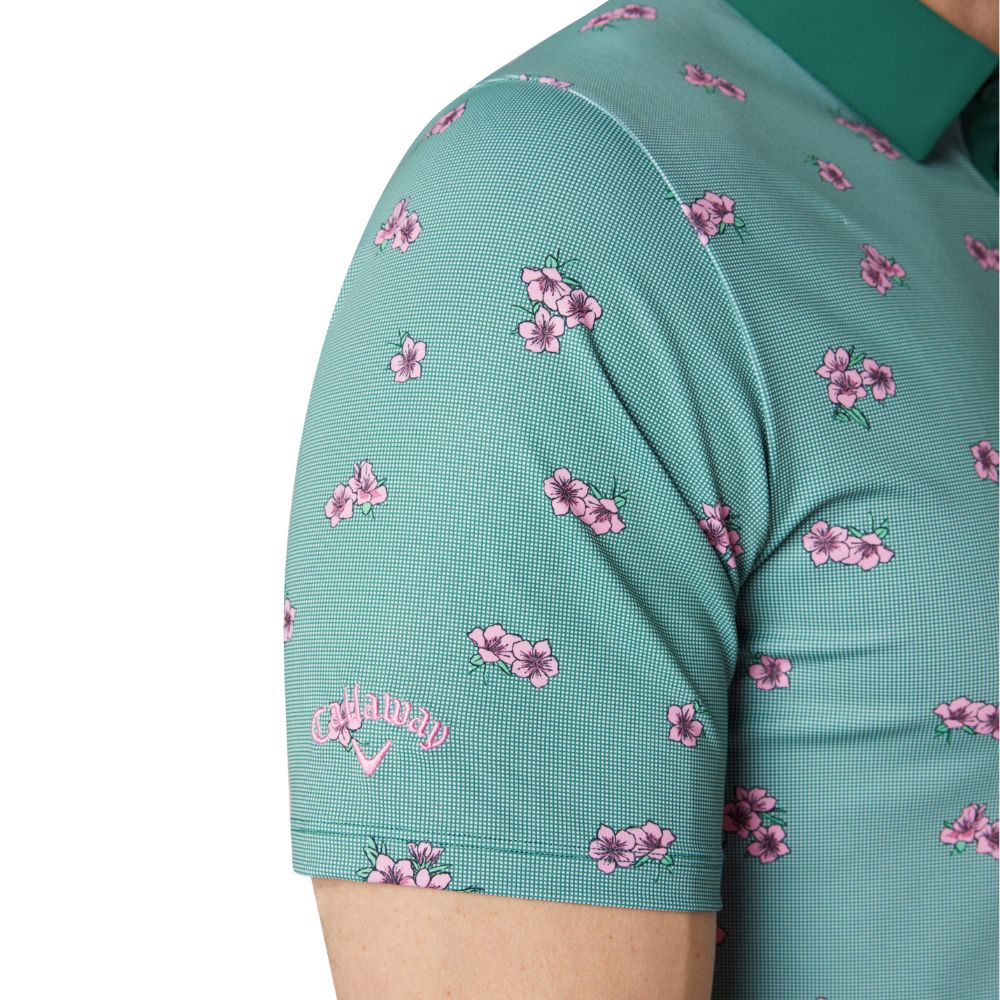 Callaway Azalea Gingham Print Golf Polo 2026 - CGKSG084-326