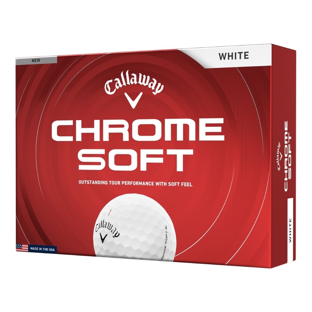 Callaway Chrome Soft Golf Balls 2026 - White White