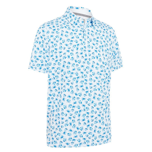 Callaway Crab Novelty Mens Golf Polo Shirt 2025 - Bright White Bright White 100 M