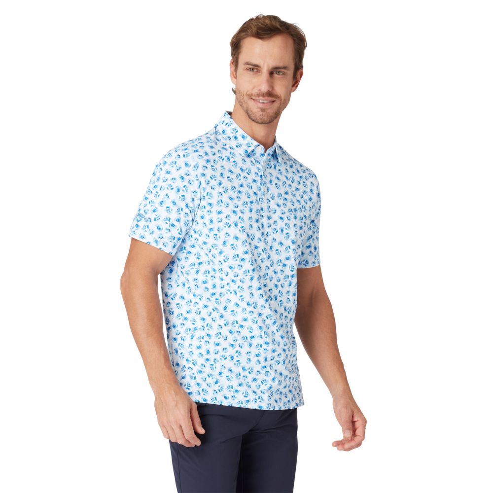 Callaway Crab Novelty Mens Golf Polo Shirt 2025 - Bright White