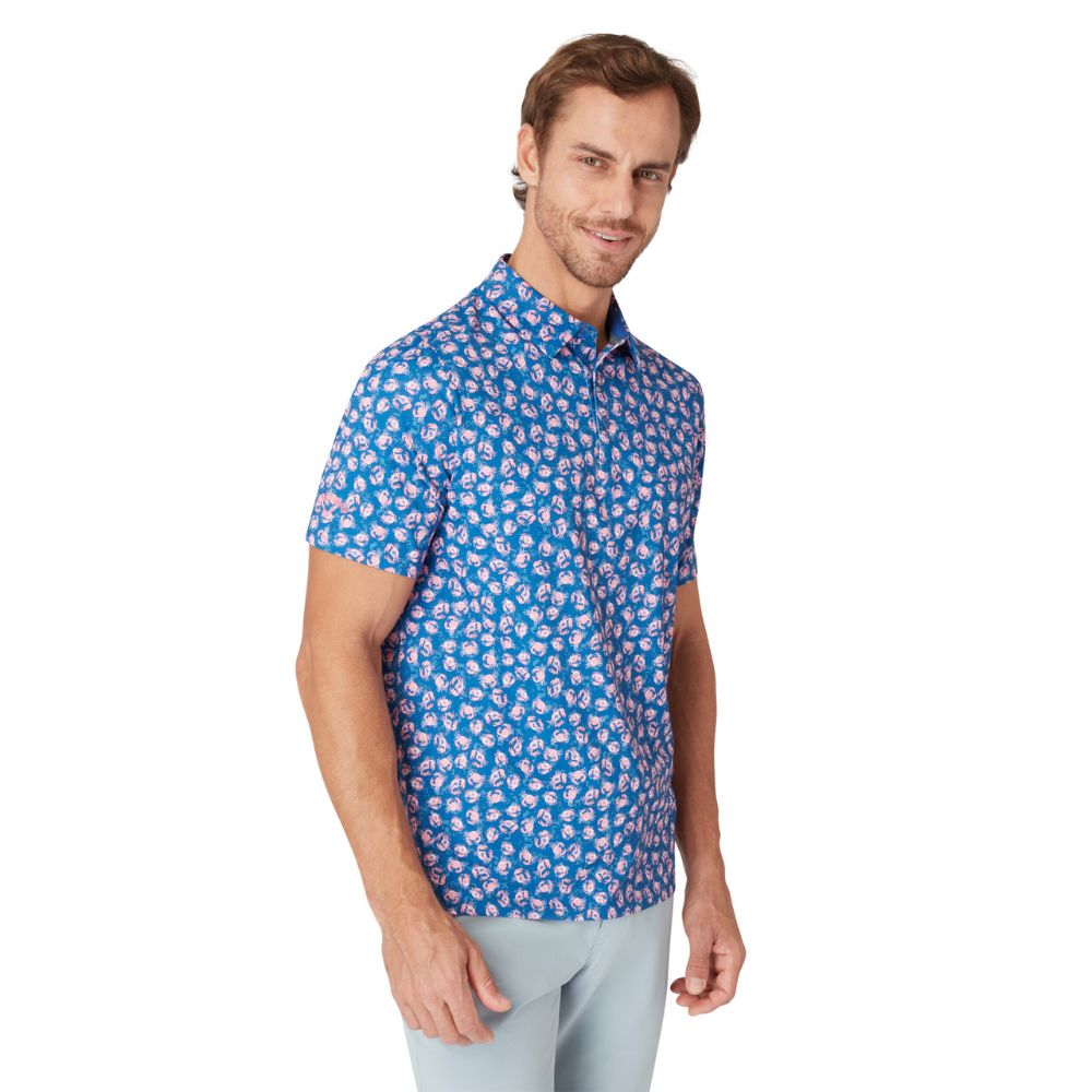 Callaway Crab Novelty Mens Golf Polo Shirt 2025 - Galaxy Blue