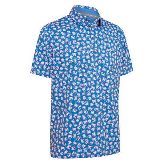 Callaway Crab Novelty Mens Golf Polo Shirt 2025 - Galaxy Blue Galaxy Blue 402 M