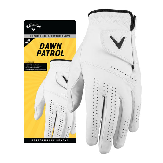 Callaway Dawn Patrol Leather Golf Glove 2025 S Left Hand (Right Hand Golfer)