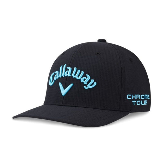 Callaway Elyte Tour Authentic Performance Pro Golf Cap 2025 - Black / Blue Black / Blue