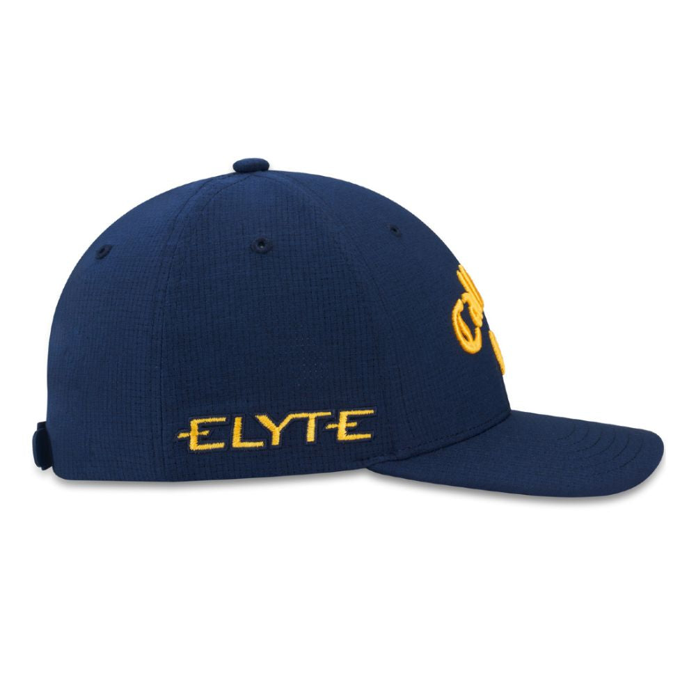 Callaway Elyte Tour Authentic Performance Pro Golf Cap 2025 - Navy / Yellow