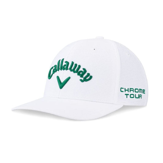 Callaway Elyte Tour Authentic Performance Pro Golf Cap 2025 - White / Green White / Green