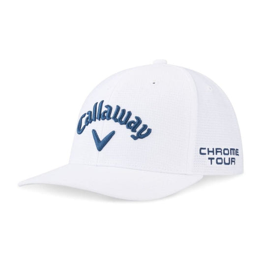 Callaway Elyte Tour Authentic Performance Pro Golf Cap 2025 - White / Navy White / Navy