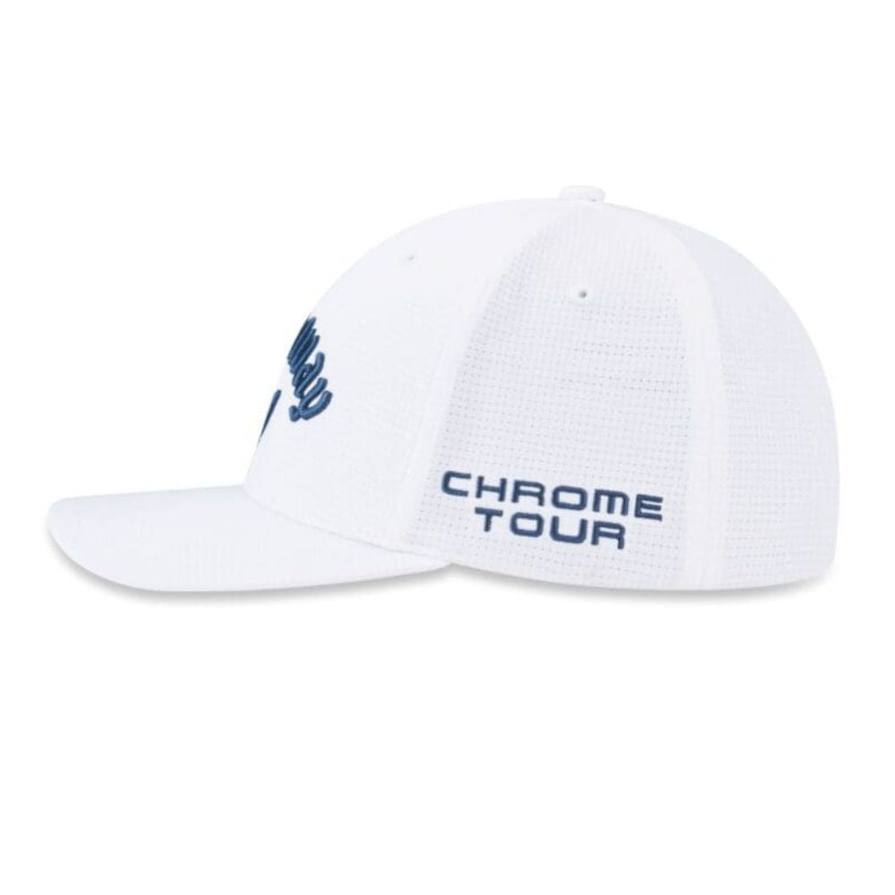 Callaway Elyte Tour Authentic Performance Pro Golf Cap 2025 - White / Navy
