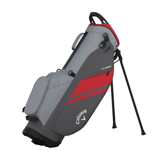 Callaway Golf Chase Stand Bag 2026 - Stl / Graphite / Red