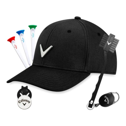Callaway Golf Hat Gift Set - Black / Metal Icon Black / Metal Icon