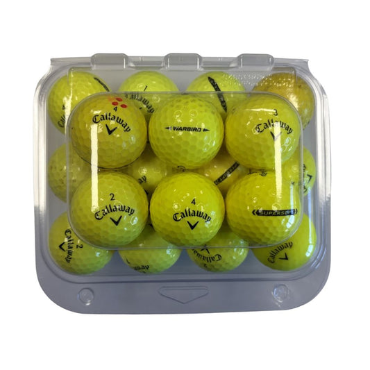 Callaway Grade C Recycled Golf Balls - 24 Pack - Yellow