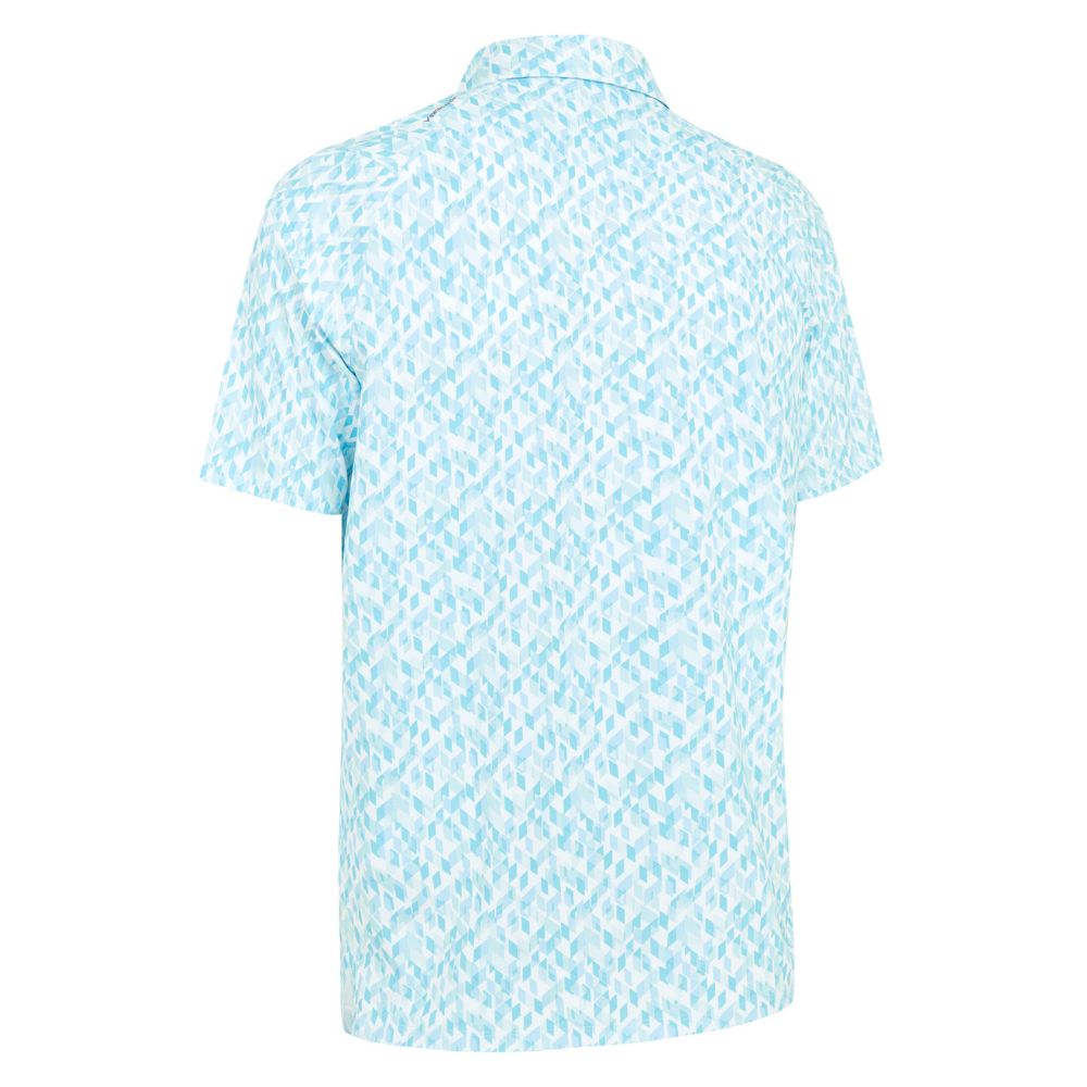 Callaway Kaleidoscope Chev Mens Golf Polo Shirt 2025 - Artic Paradise