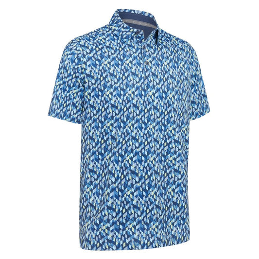Callaway Kaleidoscope Chev Mens Golf Polo Shirt 2025 - Peacoat Peacoat 410 M