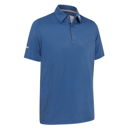 Callaway Odyssey Print Mens Golf Polo Shirt - Peacoat Peacoat 410 M