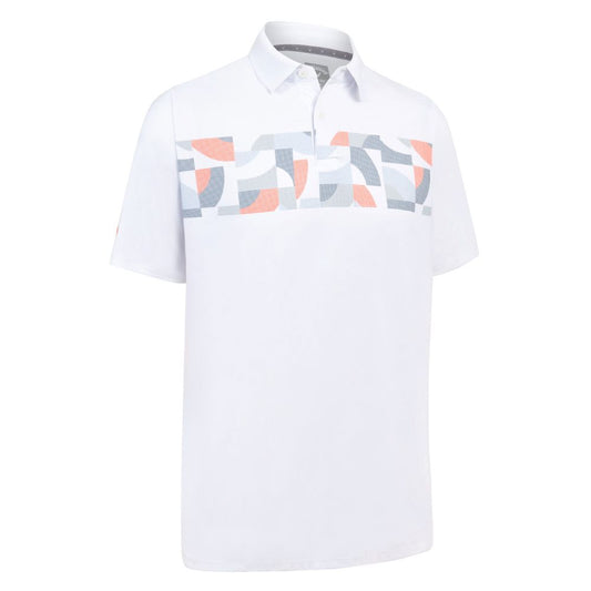 Callaway Optical 'C' Mens Golf Polo Shirt 2025 - Bright White Bright White 100 M