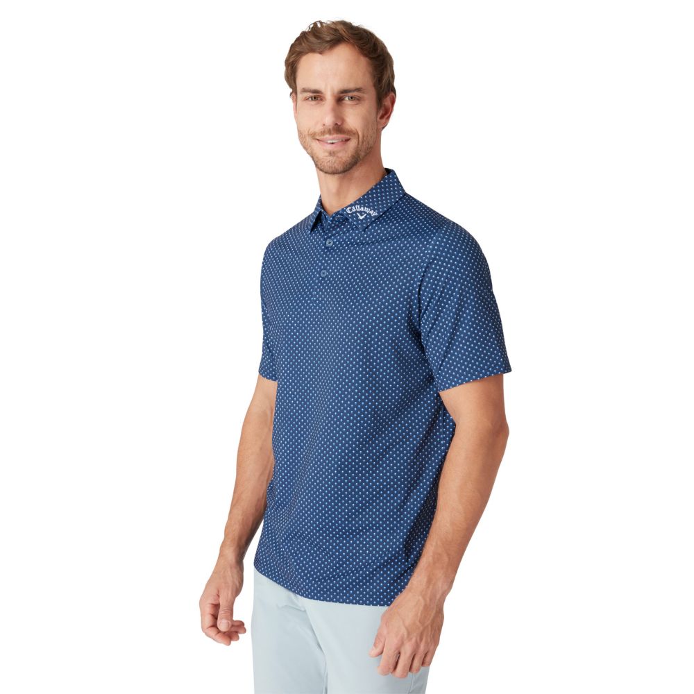 Callaway Trademark Mens Golf Polo Shirt 2025 - Peacoat