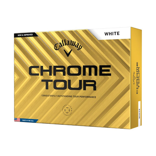 Callaway Golf Chrome Tour Golf Balls - White White