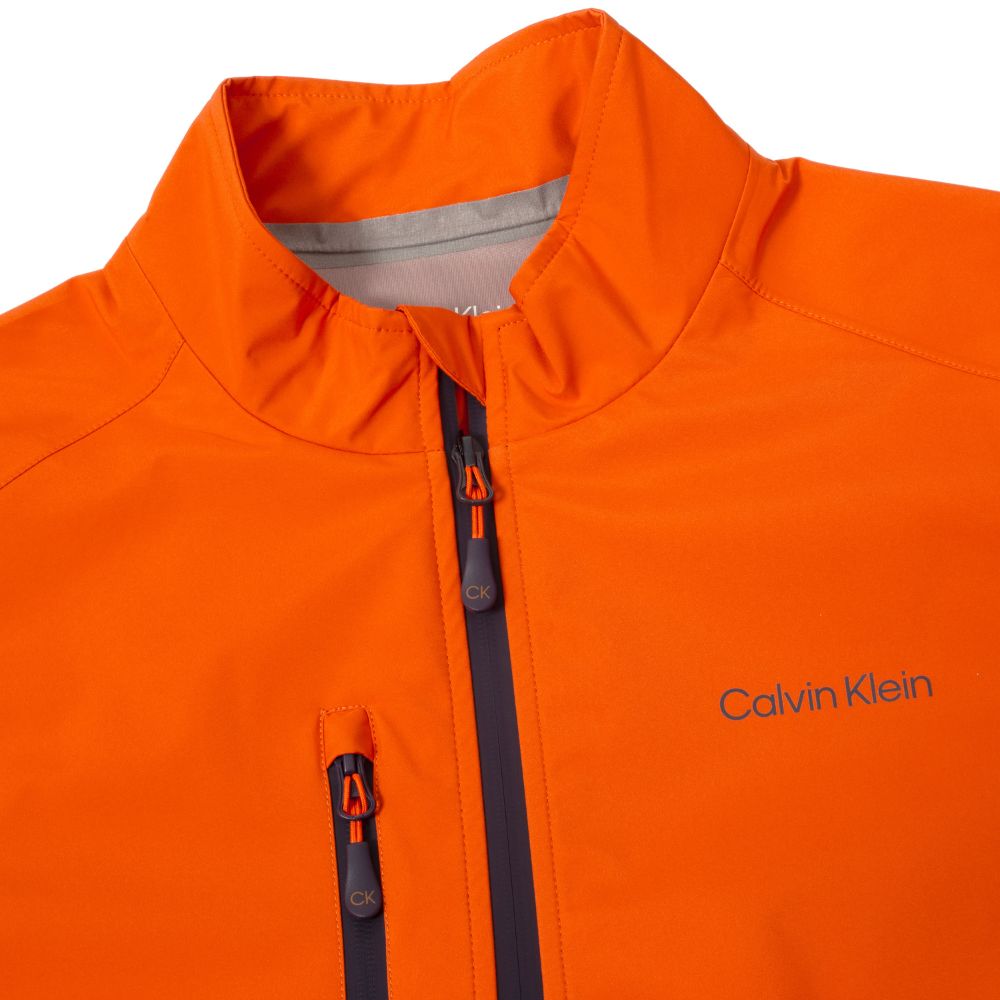 Calvin Klein Acres Short Sleeve Waterproof Golf Jacket 2026 - CKMS26166 - Mandarin
