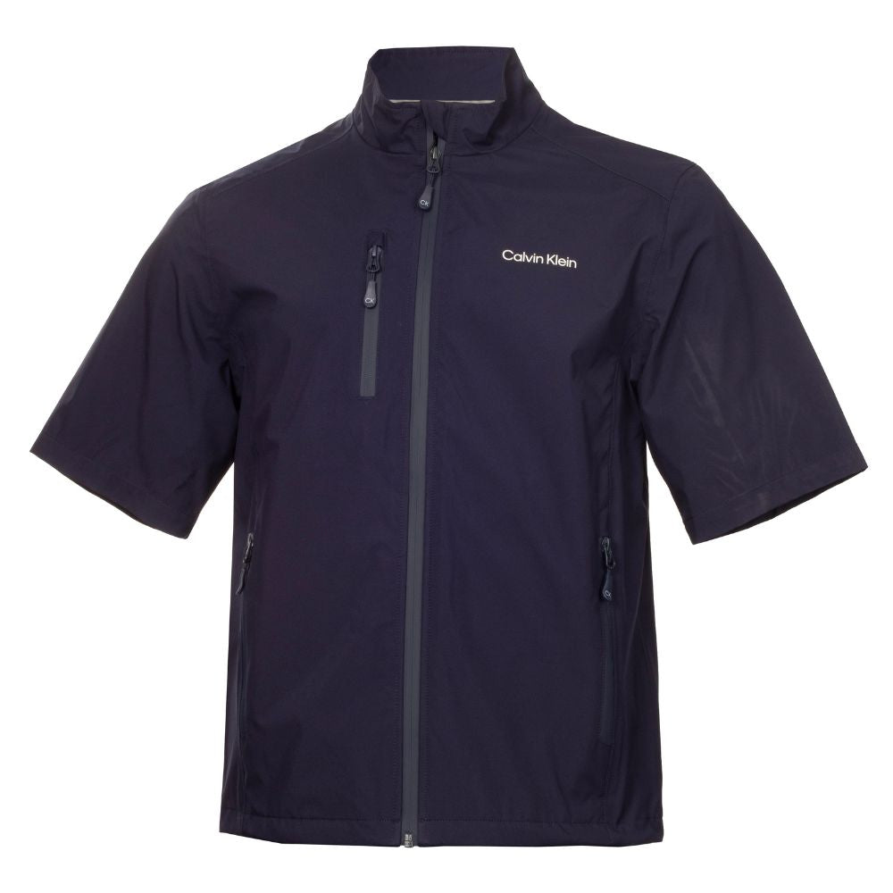 Calvin Klein Acres Short Sleeve Waterproof Golf Jacket 2026 - CKMS26166 - Navy Navy M