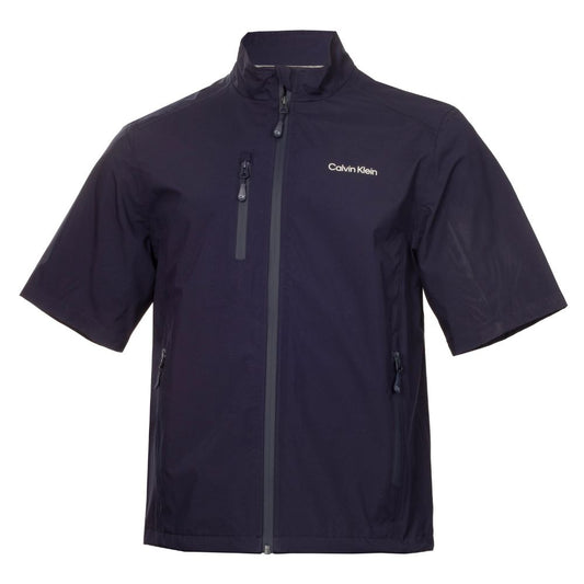 Calvin Klein Acres Short Sleeve Waterproof Golf Jacket 2026 - CKMS26166 - Navy Navy M