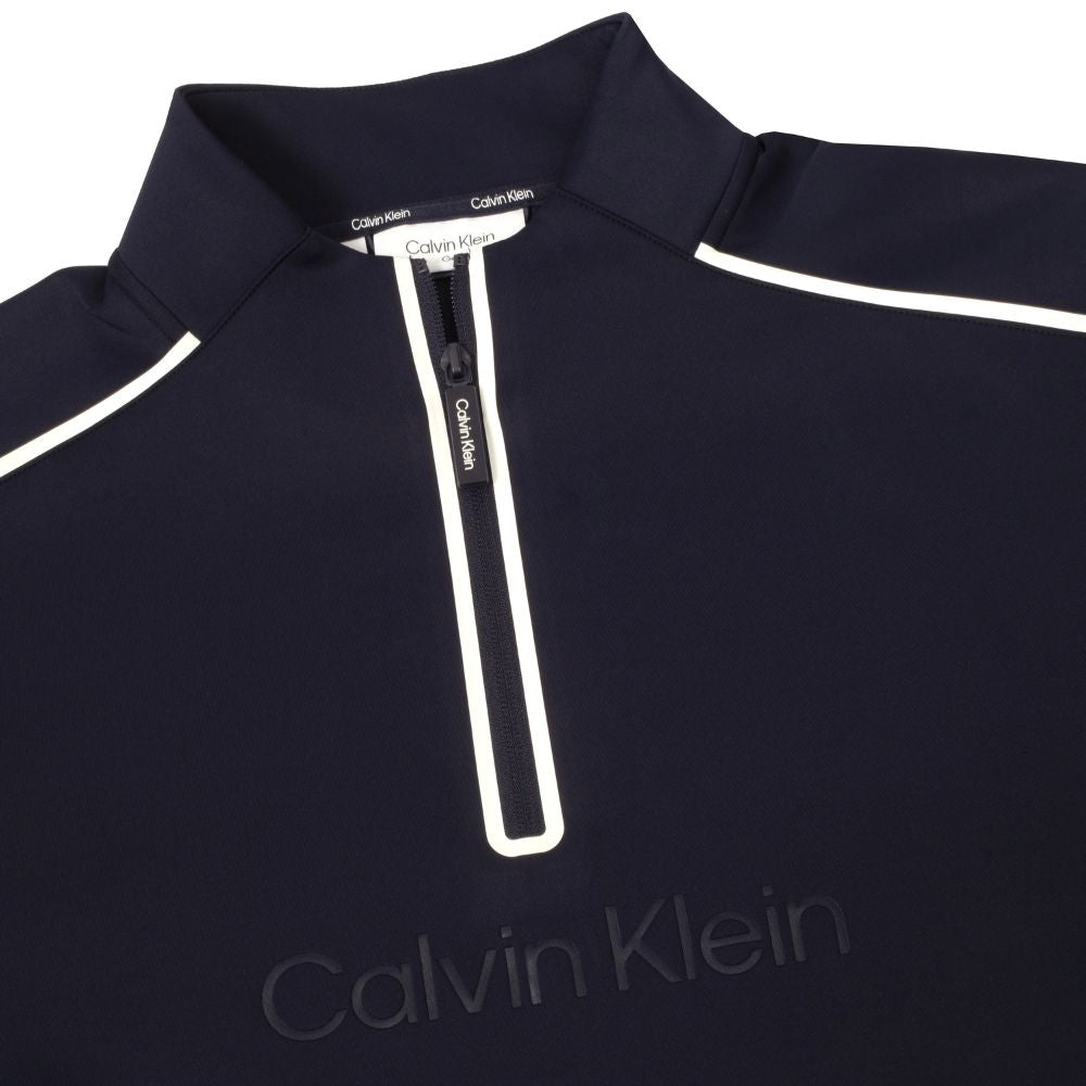 Calvin Klein Brookhill Technical 1/2 Zip Golf Top 2026 - CKMS26161 - Navy