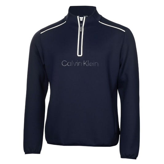 Calvin Klein Brookhill Technical 1/2 Zip Golf Top 2026 - CKMS26161 - Navy Navy M