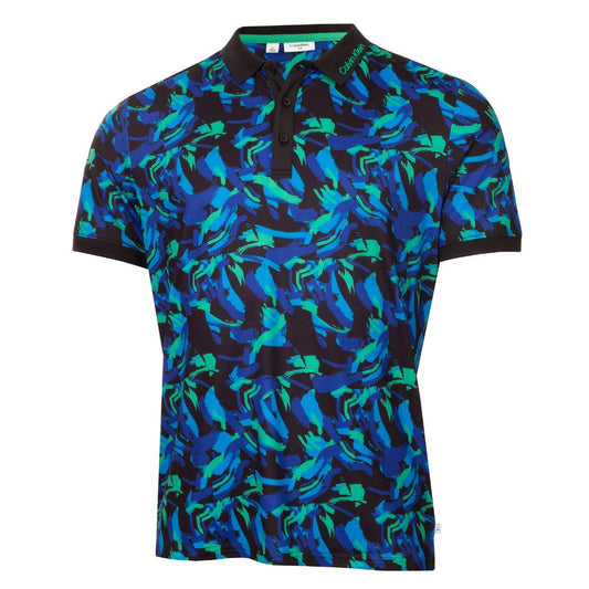 Calvin Klein Brushstroke Print Golf Polo 2025 Print M