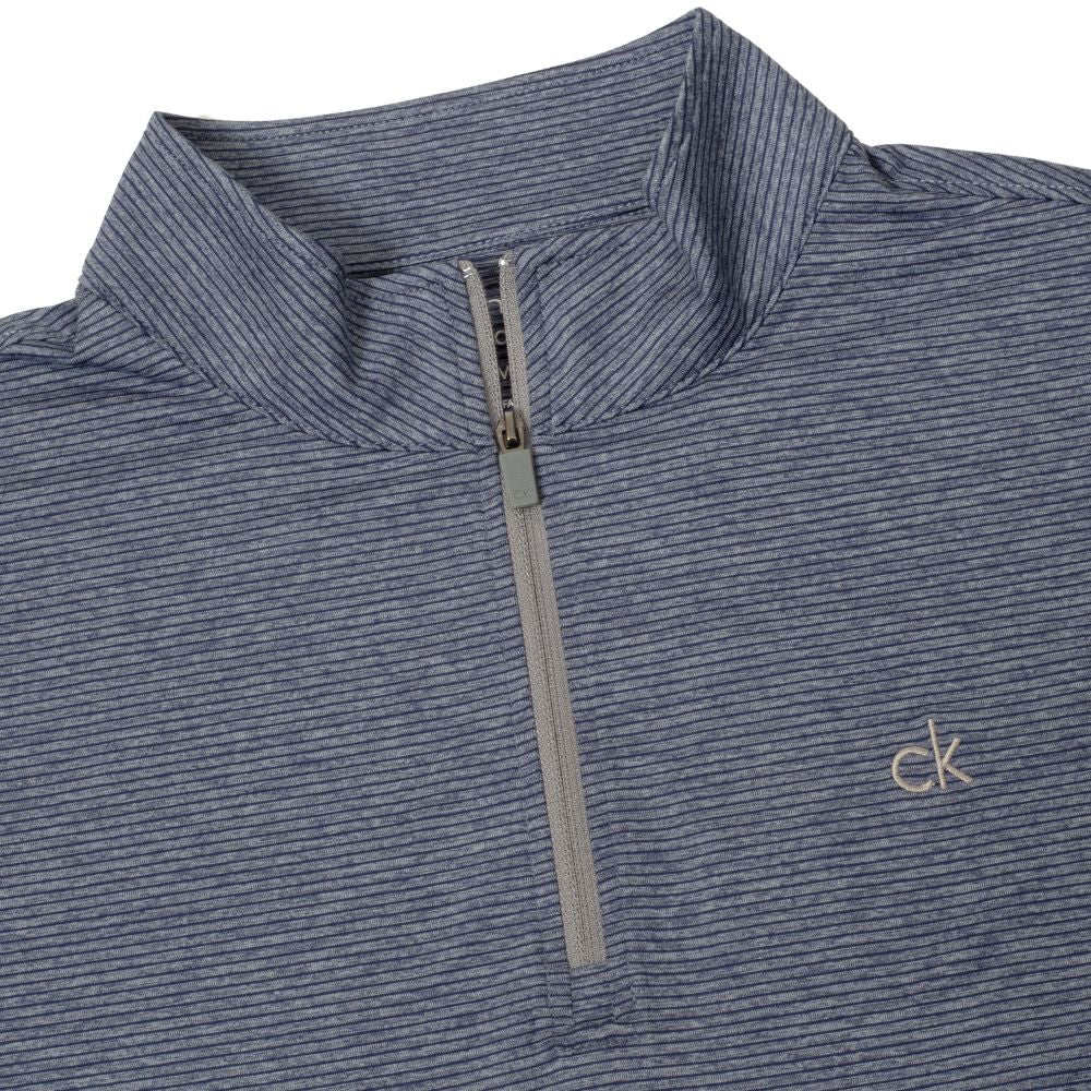 Calvin Klein Cruise 1/4 Zip Golf Top 2026 - C10269 - Navy Marl