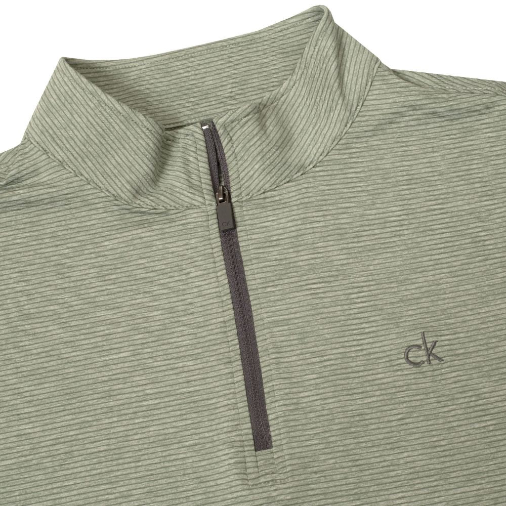 Calvin Klein Cruise 1/4 Zip Golf Top 2026 - C10269 - Sage