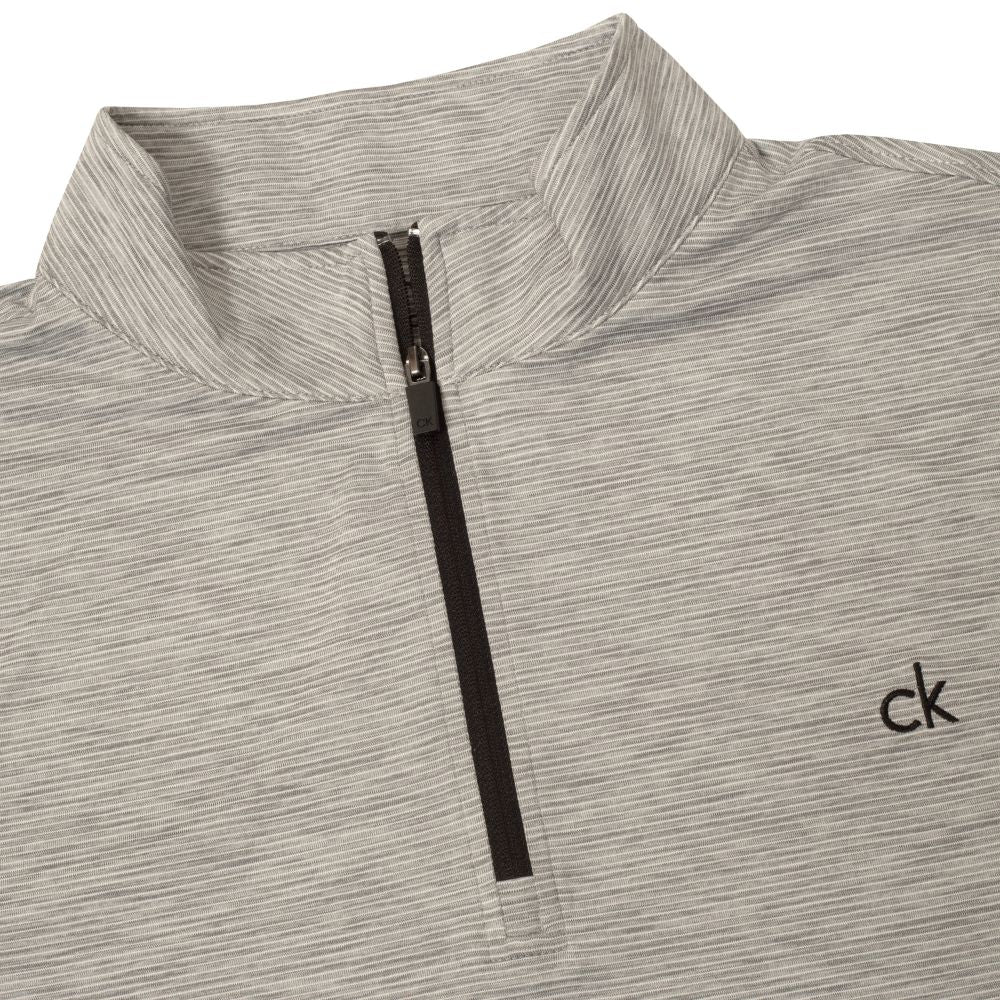 Calvin Klein Cruise 1/4 Zip Golf Top 2026 - C10269 - Silver Marl