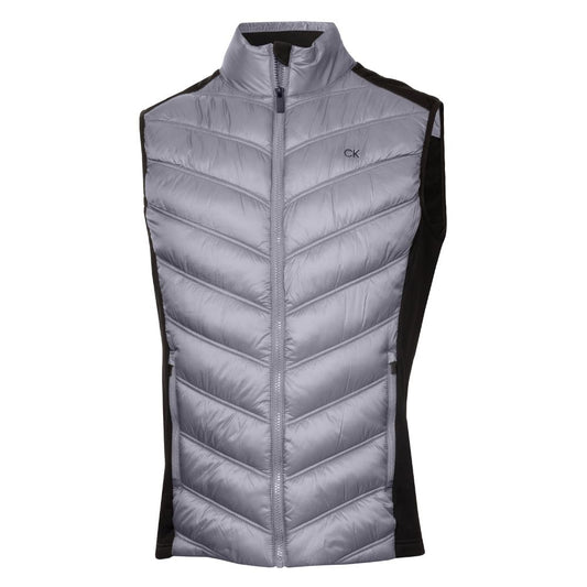 Calvin Klein Frontera Hybrid Golf Gilet 2025 - Black / Silver Black /Silver M