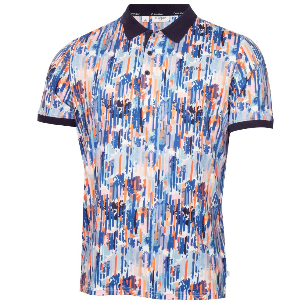 Calvin Klein Glitch Print Golf Polo 2026 - CKMS26147 Glitch Print M
