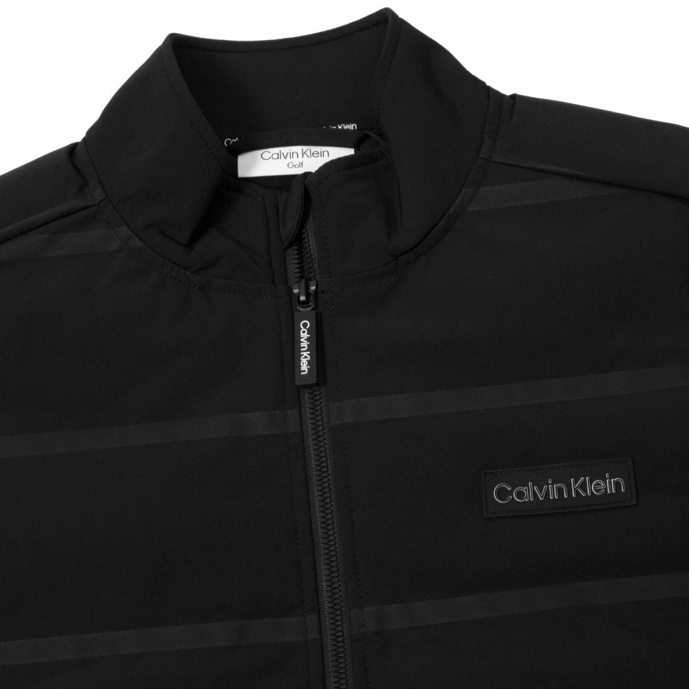 Calvin Klein Houston Hybrid Full Zip Golf Gilet - Black