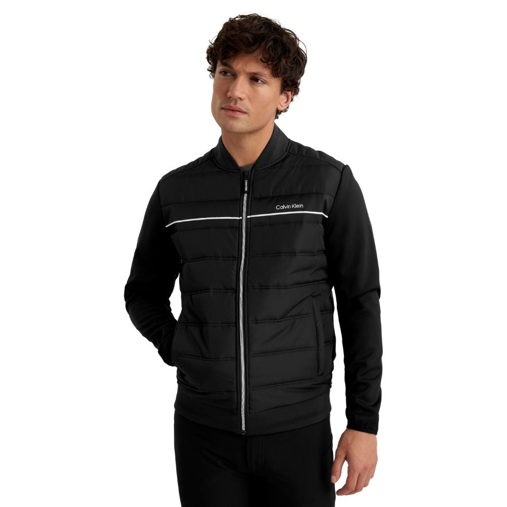 Calvin Klein Lincoln Golf Bomber Jacket - Black