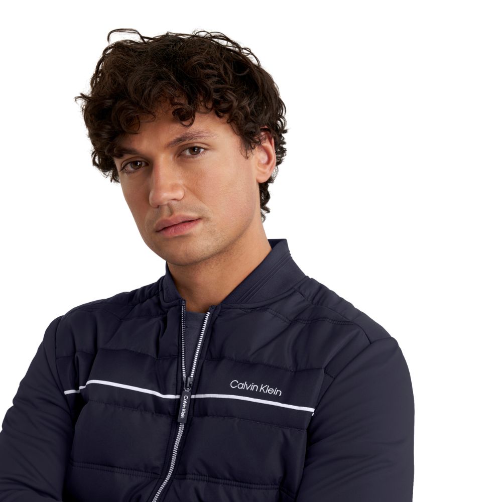 Calvin Klein Lincoln Golf Bomber Jacket 2025 - Navy