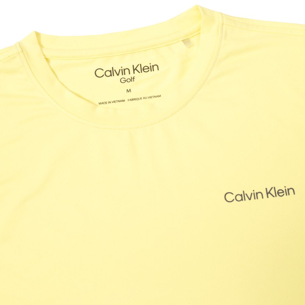 Calvin Klein Newport Golf T Shirt 2025 - Lemon