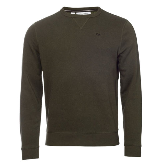 Calvin Klein Ohio Mens Golf Sweater 2025 - Olive Marl Olive Marl M