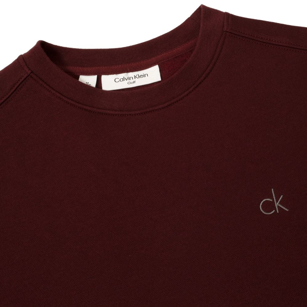 Calvin Klein Planet Sweatshirt Golf Top 2026 C10275 - Burgundy
