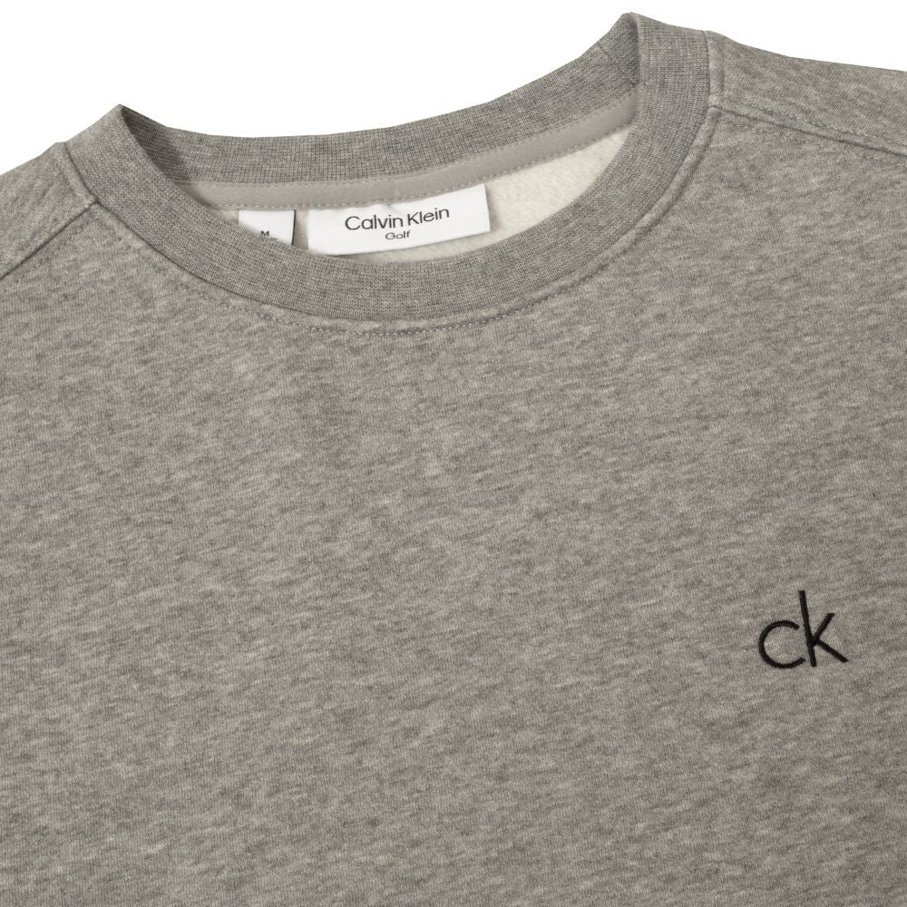 Calvin Klein Planet Sweatshirt Golf Top 2026 C10275 - Grey Marl