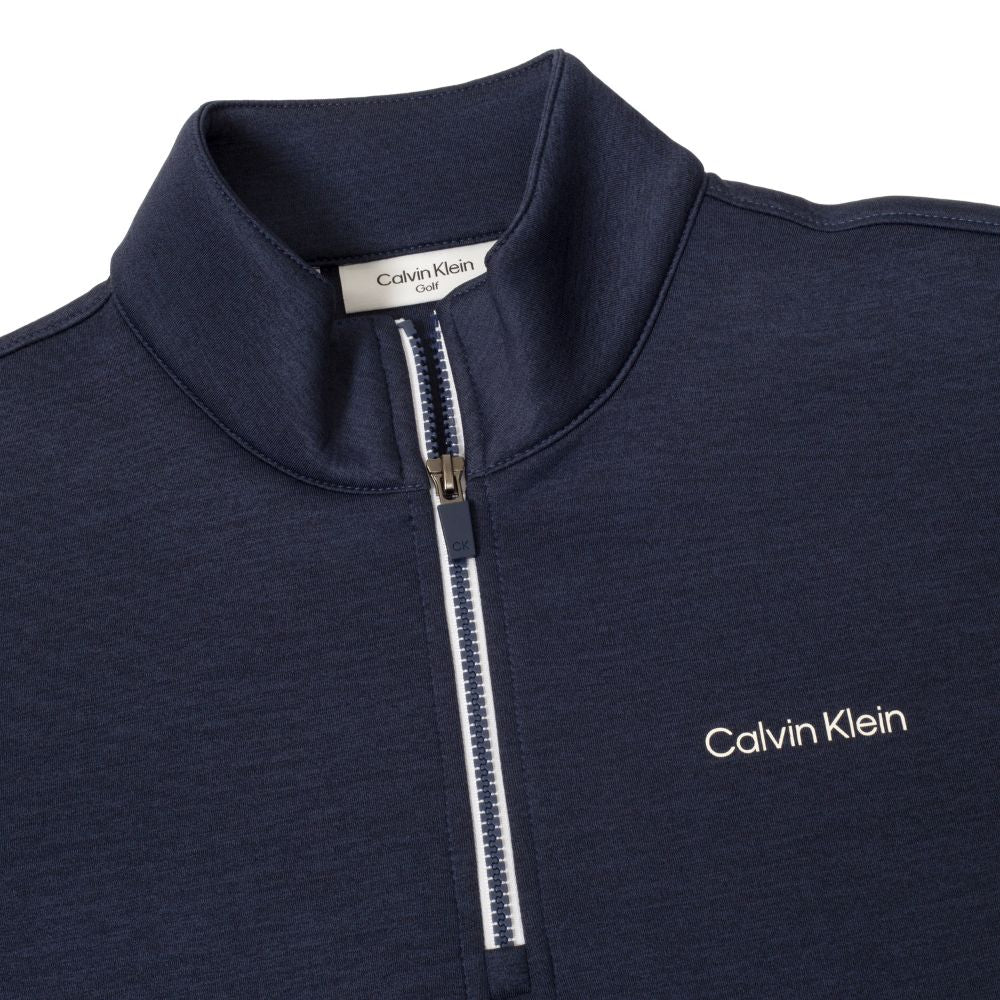 Calvin Klein Scuba 1/4 Zip 2026 - Navy Marl