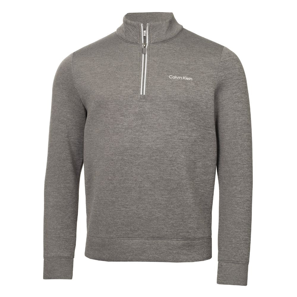 Calvin Klein Scuba 1/4 Zip 2026 - Silver Marl Silver Marl M