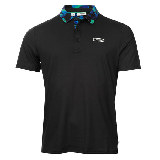 Calvin Klein Seabury Golf Polo Shirt 2025 - Black Black M