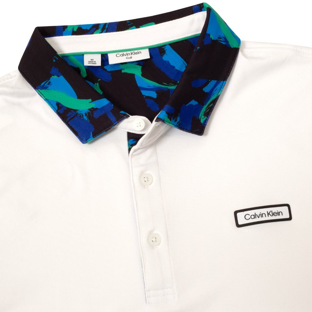 Calvin Klein Seabury Golf Polo Shirt 2025 - White