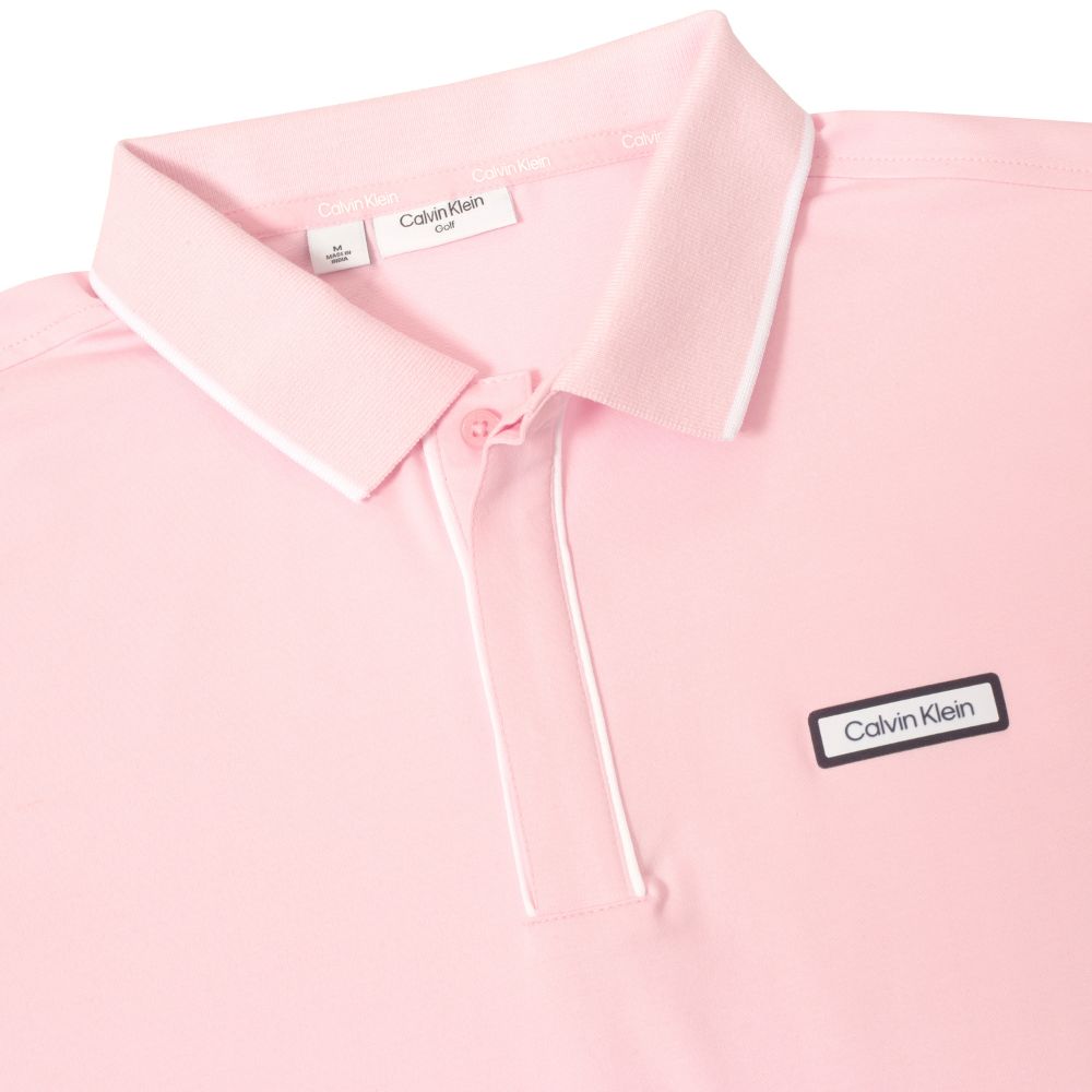 Calvin Klein Seafield Golf Polo 2026 - CKMS26153 - Cherry Blossom