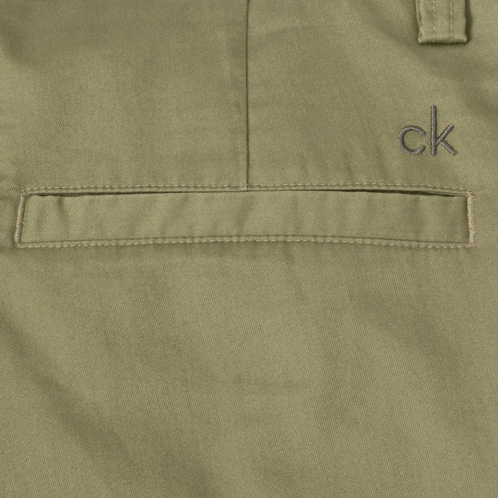 Calvin Klein Vacation Chino Golf Shorts 2026 - C10273 - Pale Olive