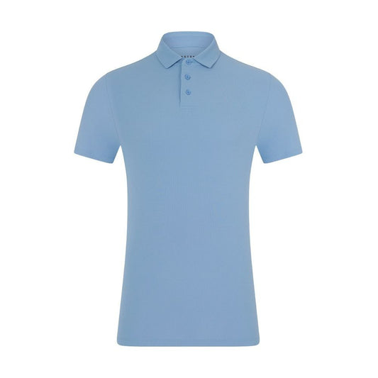 Castore Club Essential Golf Polo 2025 - GMC30689.B-033 Sky Blue / Midnight Navy M