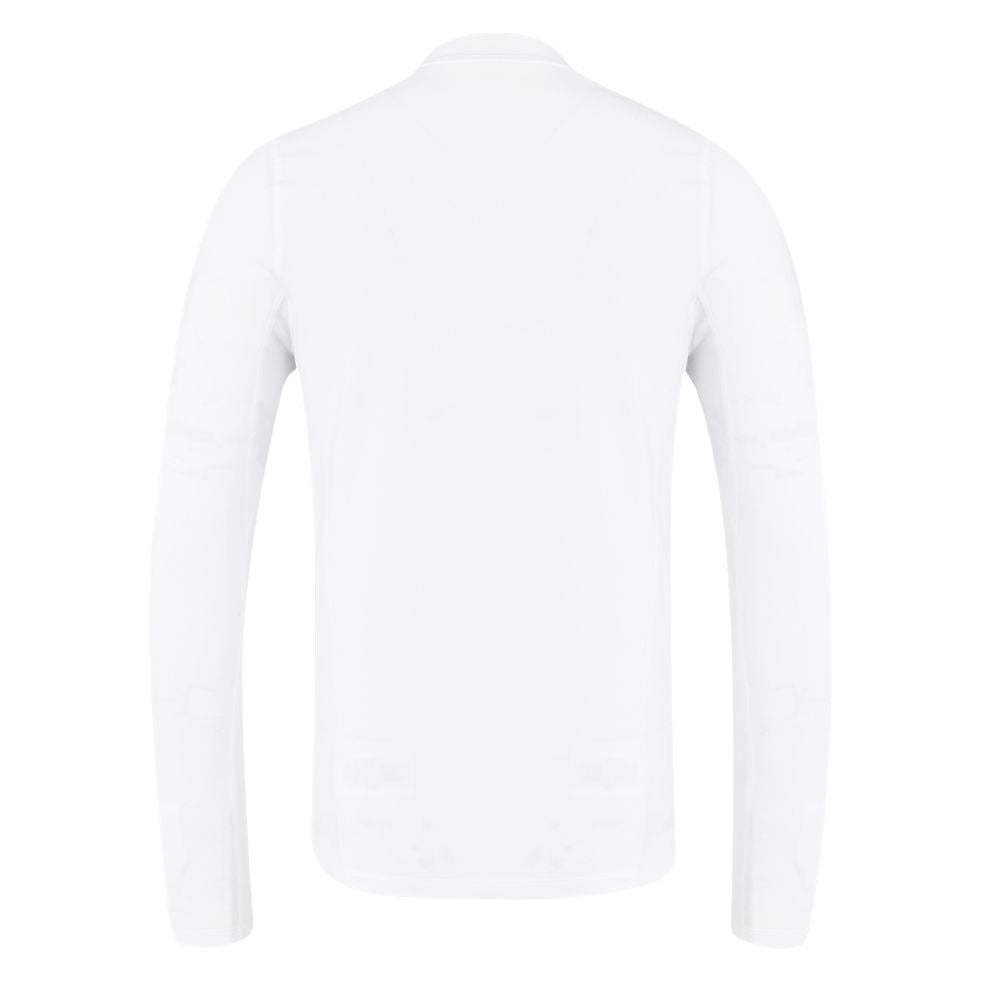 Castore Club Thermal Long Sleeve Mens Golf Mock Neck Top 2025 - White / Navy
