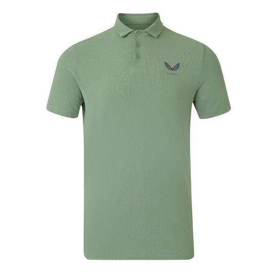 Castore Essential Mens Golf Polo Shirt 2025 - Thyme Thyme M